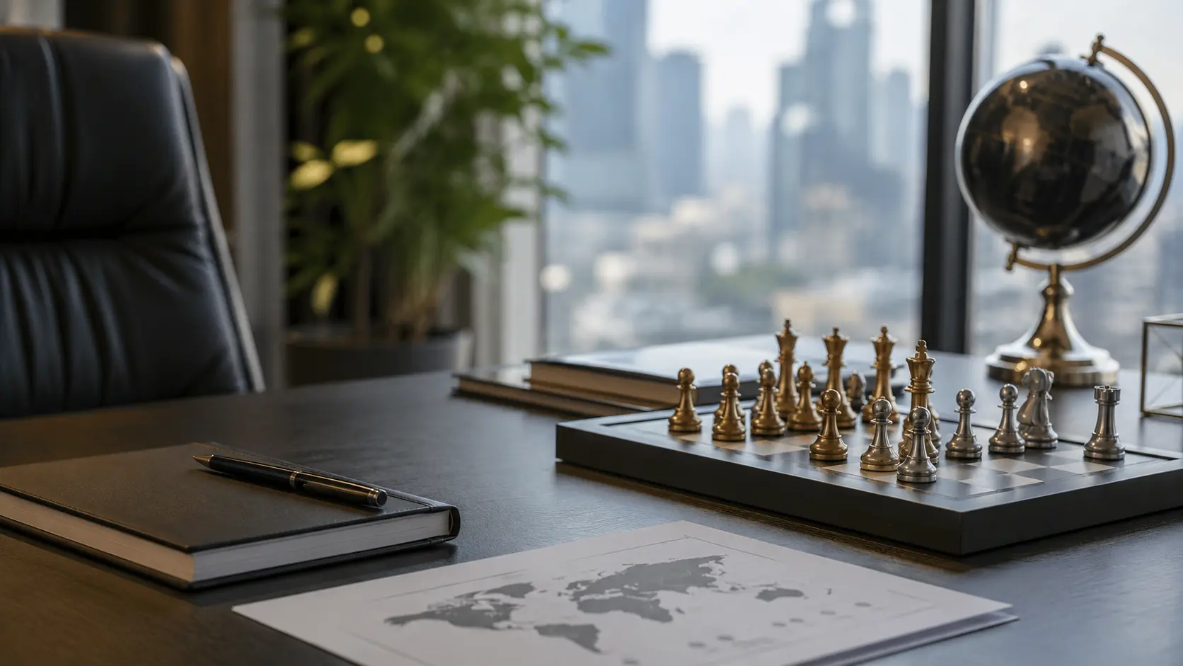 Executive workspace for strategic target company planning